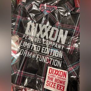 Dixxon flannel The Bowie Women’s 2X, NWT
